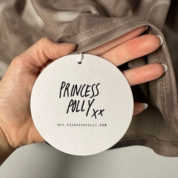 NWT Princess Polly Brown Tie Dye Mesh The Brynn Set Women's 12 - Picture 9 of 13